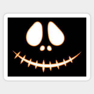 Halloween Pumpkin face design Sticker